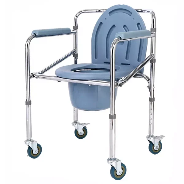 Commode Chair with Wheels