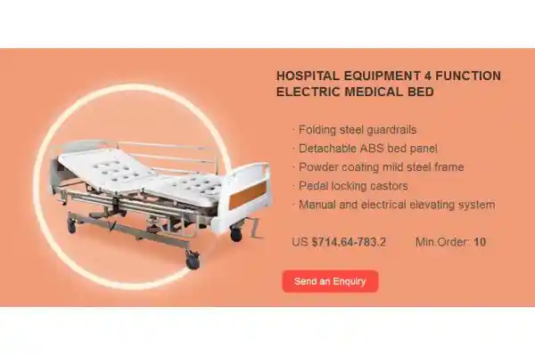 Electric or manual nursing beds