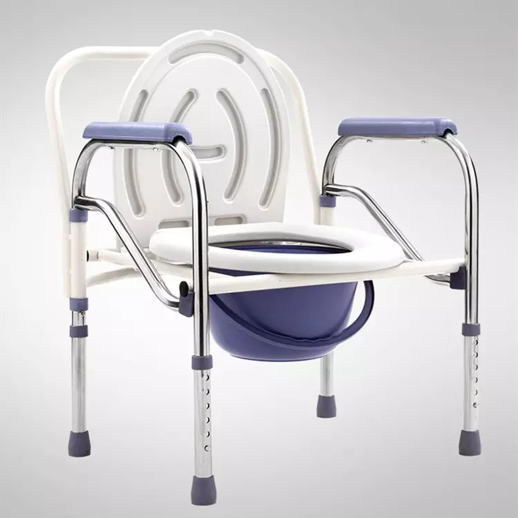 Height-Adjustable Commode Chair 3