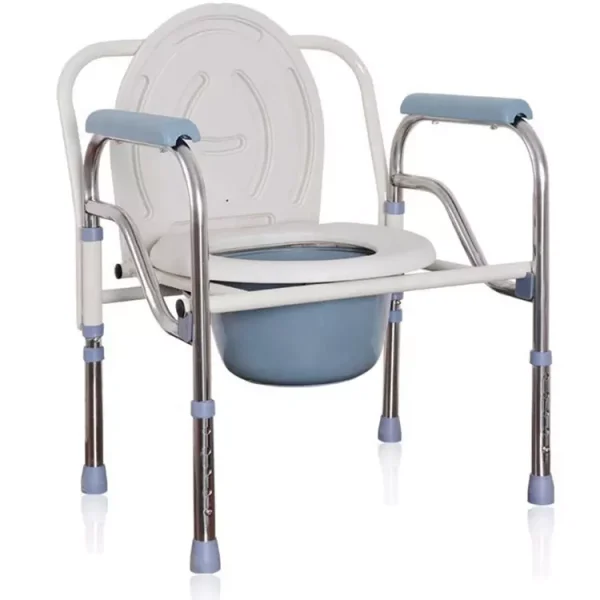 Height-Adjustable Commode Chair 6
