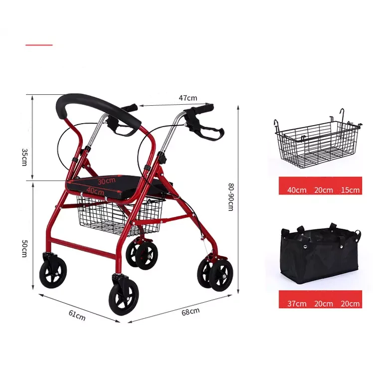 Rollator Walker with Storage Bag 3