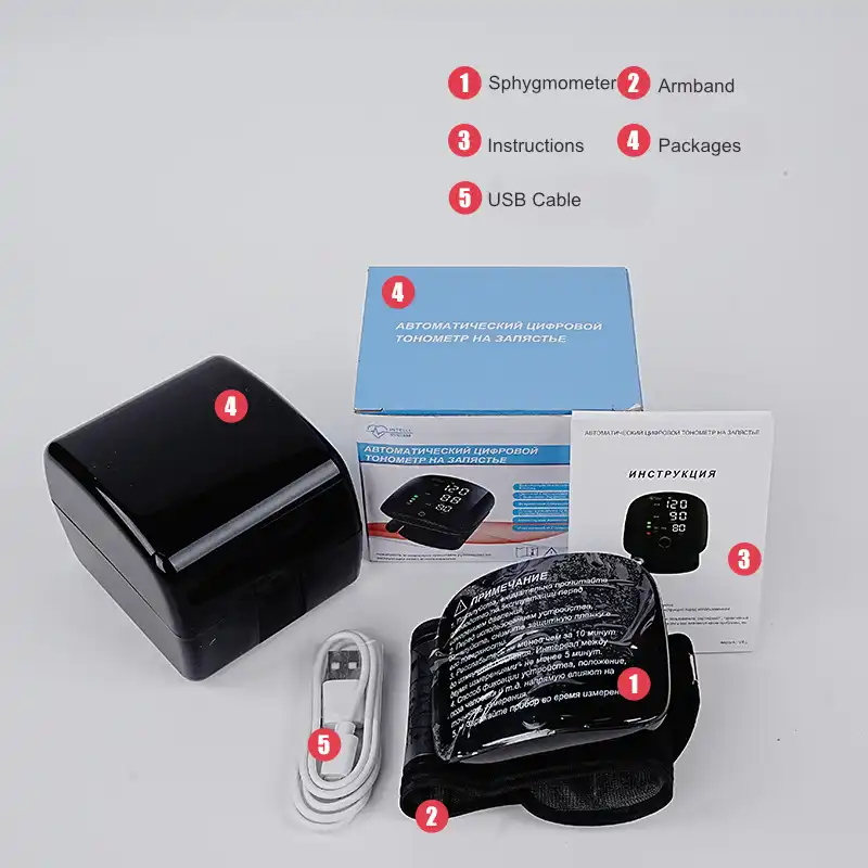 Wrist blood pressure meter (2)